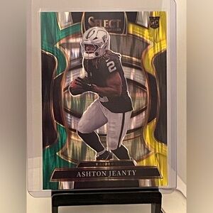 ASHTON JEANTY 2025 PANINI PRIZM SELECT FOOTBALL ROOKIE CARD